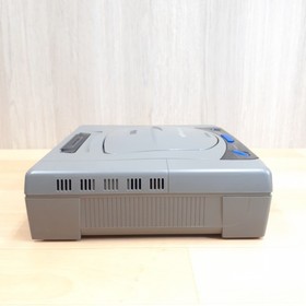 SEGA SATURN Console bundle with 2 controllers & 5 Games Japanese Gray tested