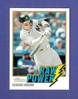AARON JUDGE_2026 TOPPS HERITAGE BASEBALL CARD_RAW POWER_NEW YORK YANKEES_#RP-AJ