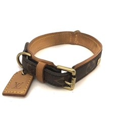 EGA Louis Vuitton Monogram Kolia Baxter MM Obroża dla psa Brązowa/3CD0838