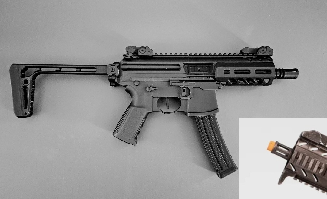 Sig Sauer MPX SMG Prop Gun 1:1 Scale Lifesize