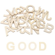 26 Pcs Wooden Letters 2.36"/6CM Wooden Letter for Crafts Unfinished