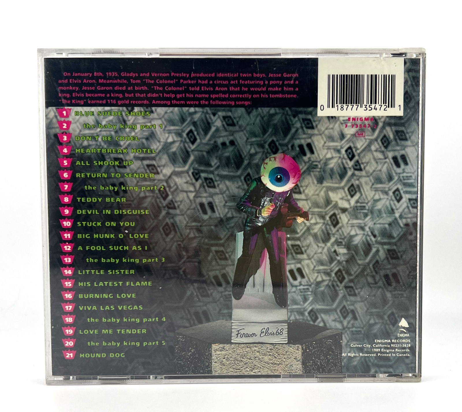 The Residents -- The King & Eye (CD, 1989 Enigma Records)