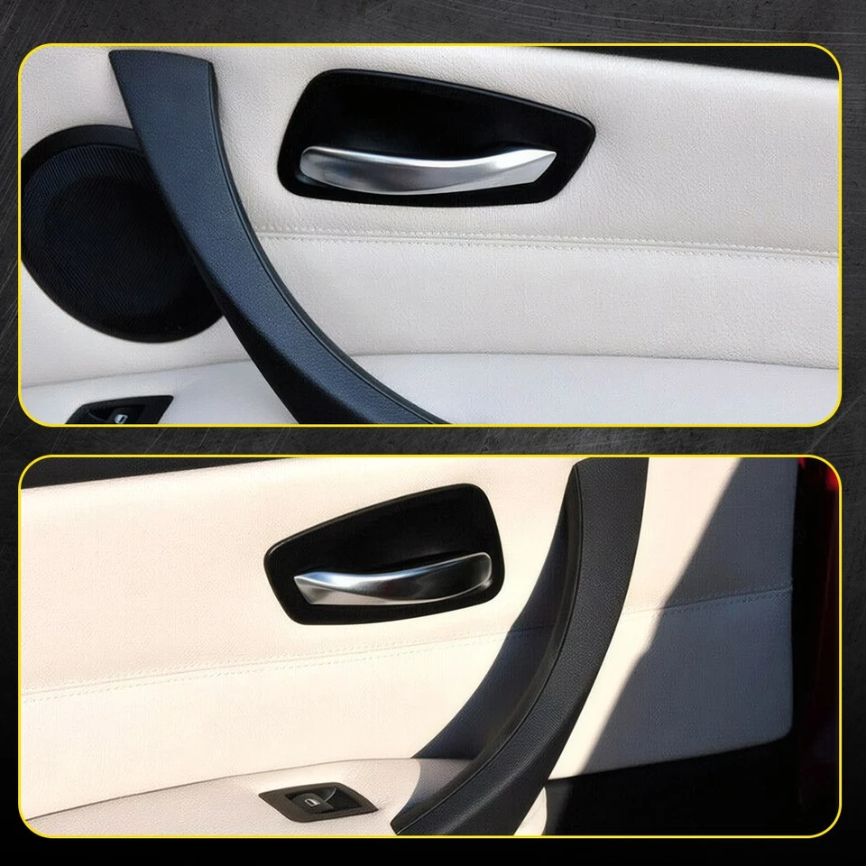 6pcs Inner Outer Door Panel Handle Pull Trim Cover for BMW E90 E91 328 05-13 US - Изображение 2 из 4