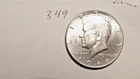 KENNEDY HALF DOLLAR,  40%  SILVER,    1966-P  ---349
