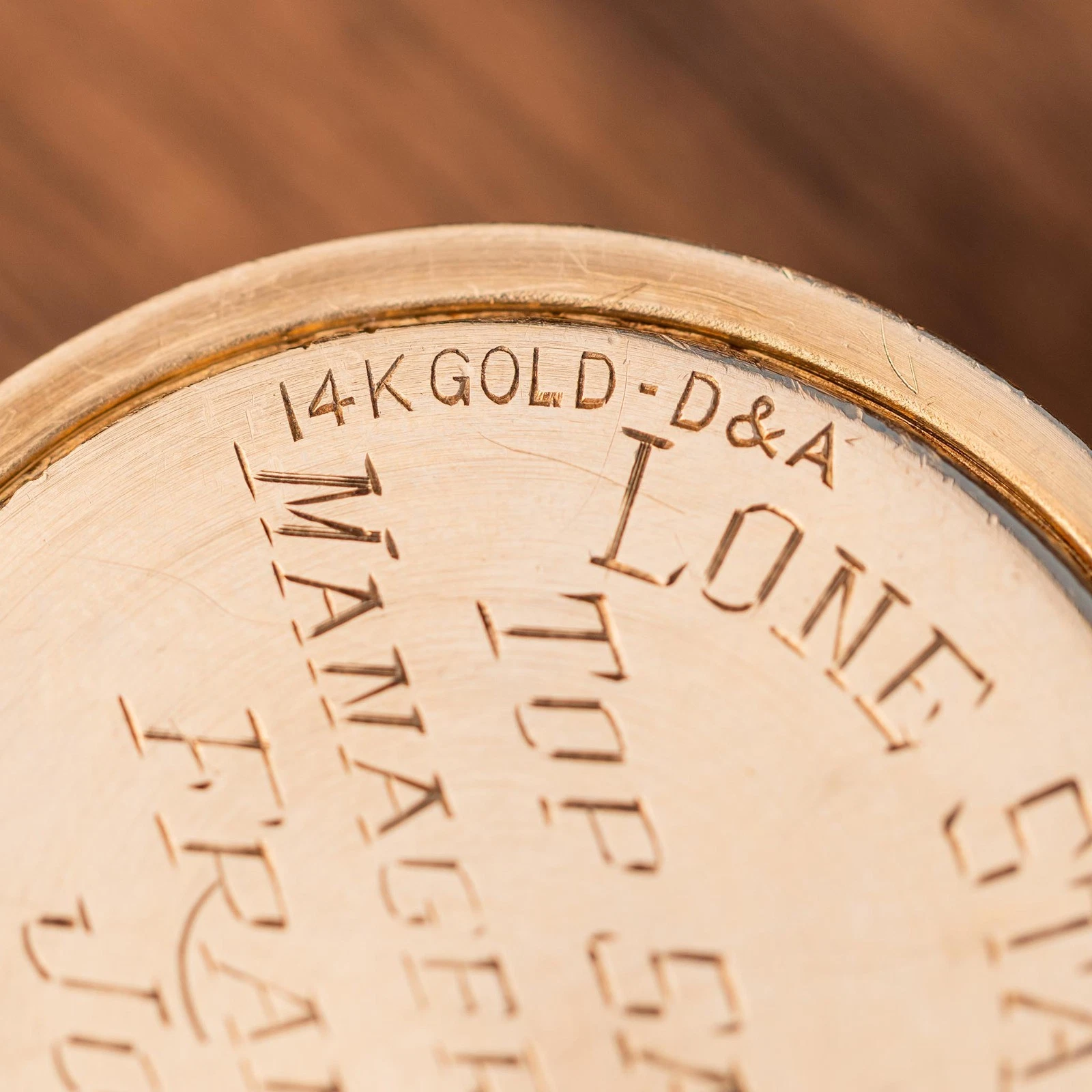 Vintage Longines Grand Prize 14K Solid Gold Automatic Watch Cal 340 Box & Papers - product detail image 3