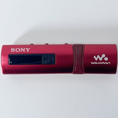 Sony MP3 NWZ-B183F Protable Music Player 4GB Walkman USB MP3 Player Red