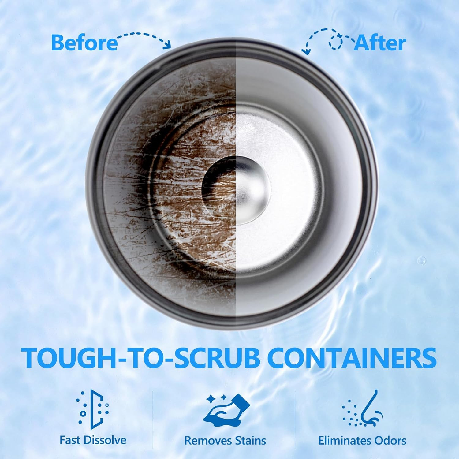 Cleaning Tablets,water Bottle Cleaner Great For Stainles...