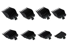8 Pcs Professional Hair Clipper Combs Guides, Wahl Replacement Guards Set... 