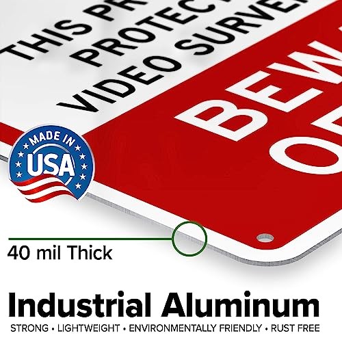 Senza violazione, questa proprietà è protetta da video 10x14 - Alluminio - Foto 3 di 7