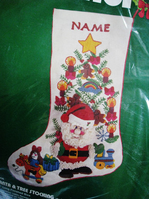 Kit De Bas De Noël Dimensions Crewel – Rêve De Flocon, 16 Pouces, Vintage 1997, Partiellement Ouvert