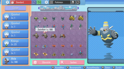 PVP Shiny Zwirrfinst 6IV | LVL 100 | Pokemon Strahlender Diamant / Perle