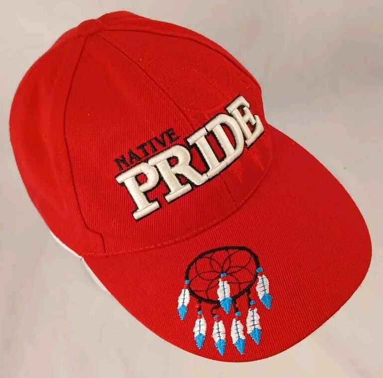 Native Pride Dreamcatcher Red Adjustable Strapbac… - image 1
