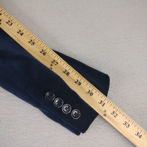 J Crew Crewcuts Ludlow Boys 14 Blue Velvet Blazer Party Jacket Holidays - Picture 11 of 12