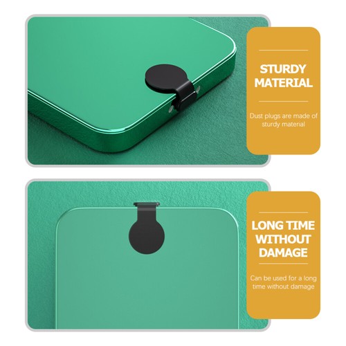 2 Pcs Dust Plug Cell Phone Mobile Plugs Caps Dustproof Charging Port for - Zdjęcie 9 z 12