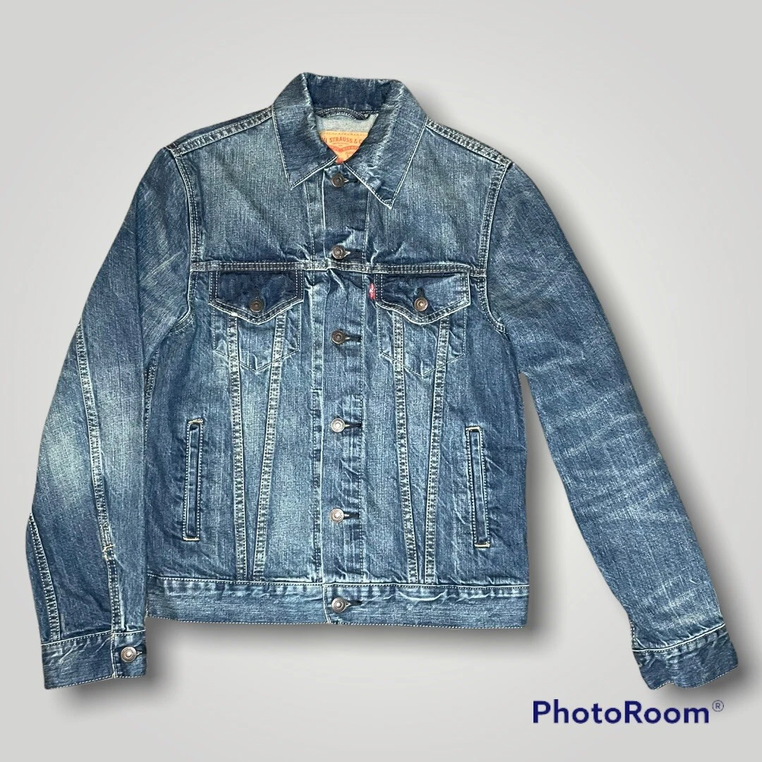 Levi's slim fit denim jacket shop