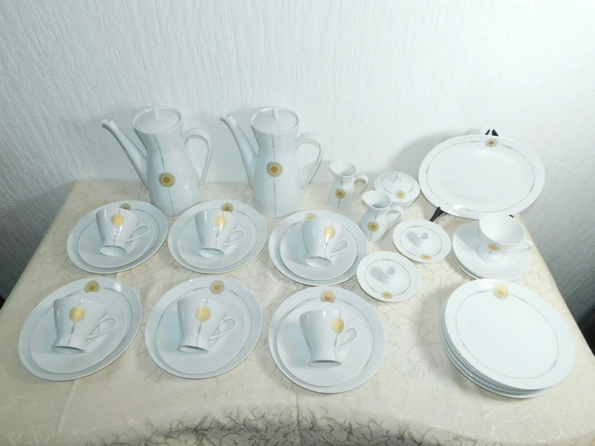 Hutschenreuther, Rosenthal - Service de table (6) - Porcelaine