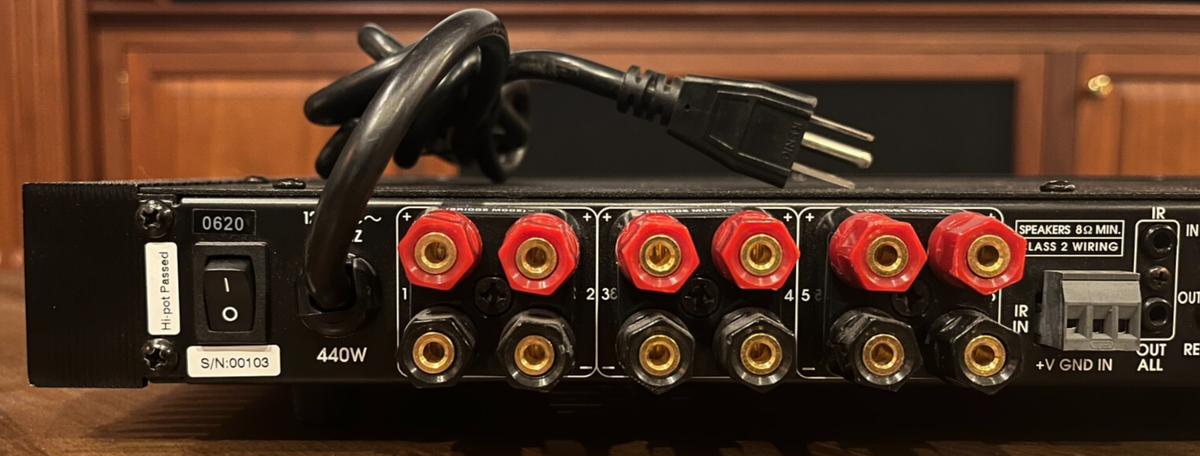 ELAN Z Series Z-660/661 Six Channel Power Amplifier - See