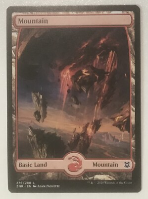 MOUNTAIN 276 Zendikar Rising ZNR MTG Magic NM full art basic land