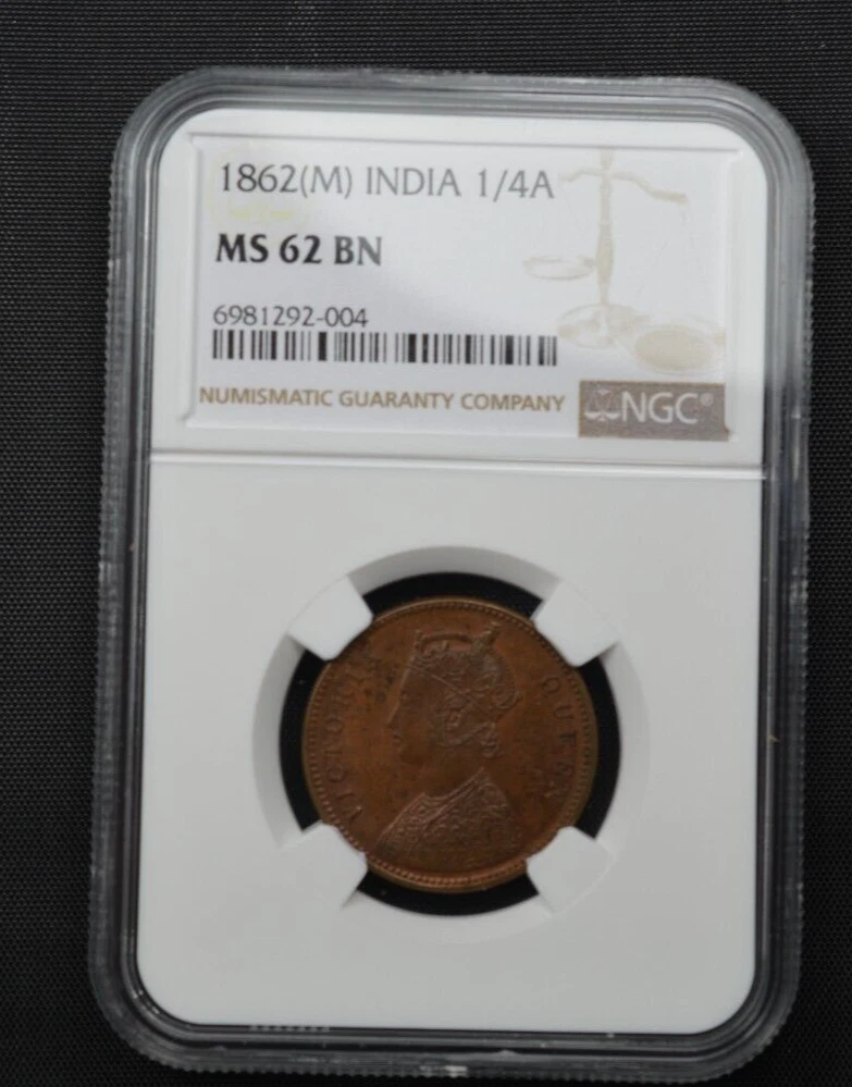 Grade MS 62 NGC British Indian Coins for sale | eBay