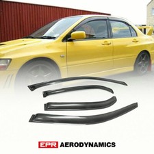 For Mitsubishi Evolution 7 8 9 Oe Style Carbon Fiber Wind Deflector Exterior Kit