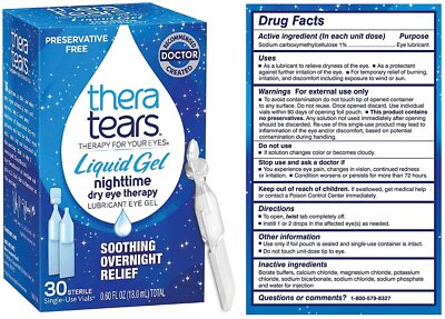 tear gel eye lubricant OPTIXCARE Dog & Cat Eye Lube Plus Lubricating Gel, 0.70-oz tube main image 0
