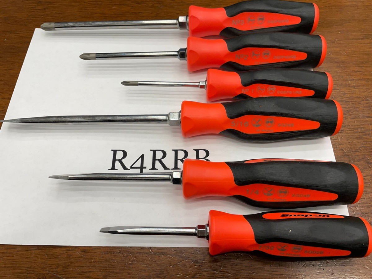 Buy Snap-on 8-Piece Orange Combination Screwdriver Set (SHDX80O) In San - Foto 6