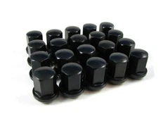 Wheel Lug Nuts Black Porsche Ball Seat 14x1.5 New
