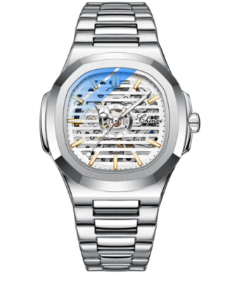 CHENXI Fashion Automatik Aufzug Skelett Herren Mechanische Uhr $$$