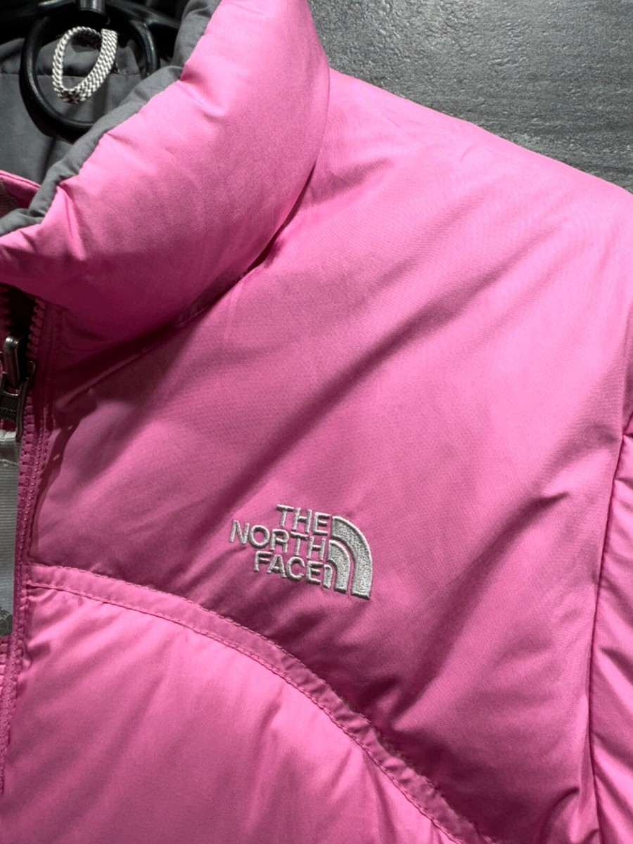PINK NORTH FACE 600 DOWN PUFFER WOMENS JACKET Size S/M | eBay