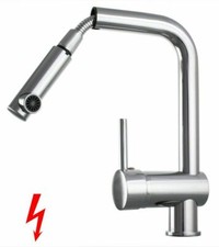 Niederdruck Einhebelmischer mit Brause Küchenarmatur 360° Wasserhahn Ausziehbar