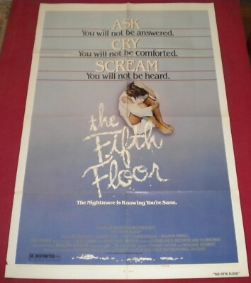 The Fifth Floor Movie Poster 27x41 S/S Folded Bob Hopkins  Dianne Hull   Englund