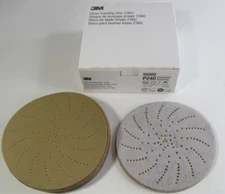 BOX OF 50 3M HOOKIT P240 GRIT CLEAN SANDING DISCS 5in 236U 55502 HOOK & LOOP