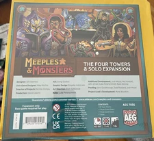 AEG Meeples & Monsters Board Game KS Exclusive Four Towers and Solo Expansion