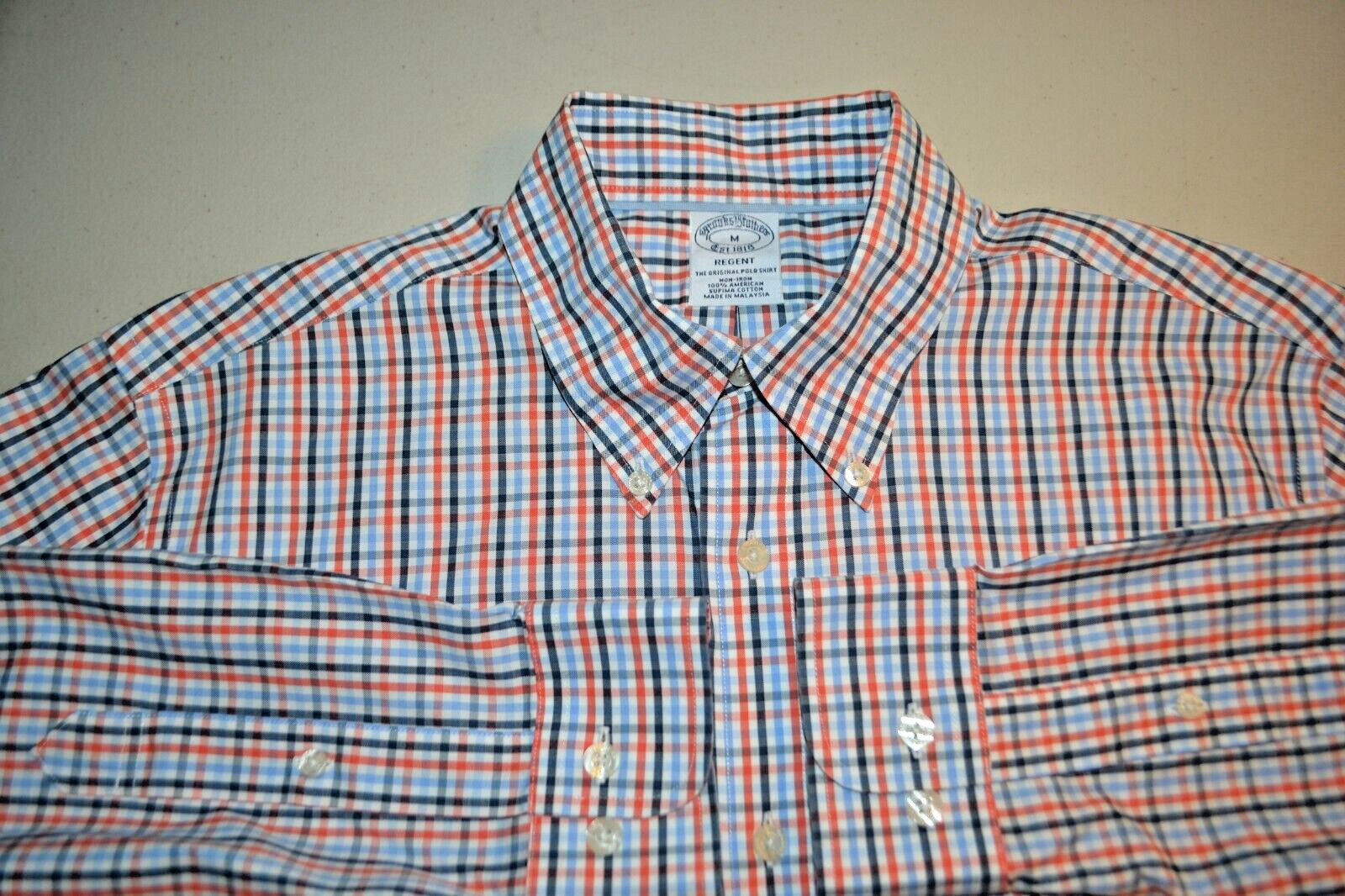 Brooks Brothers Men Check Regent 1818 Long Sleeve Dress Shirt Sz M (Lot of 5) thumbnail 7