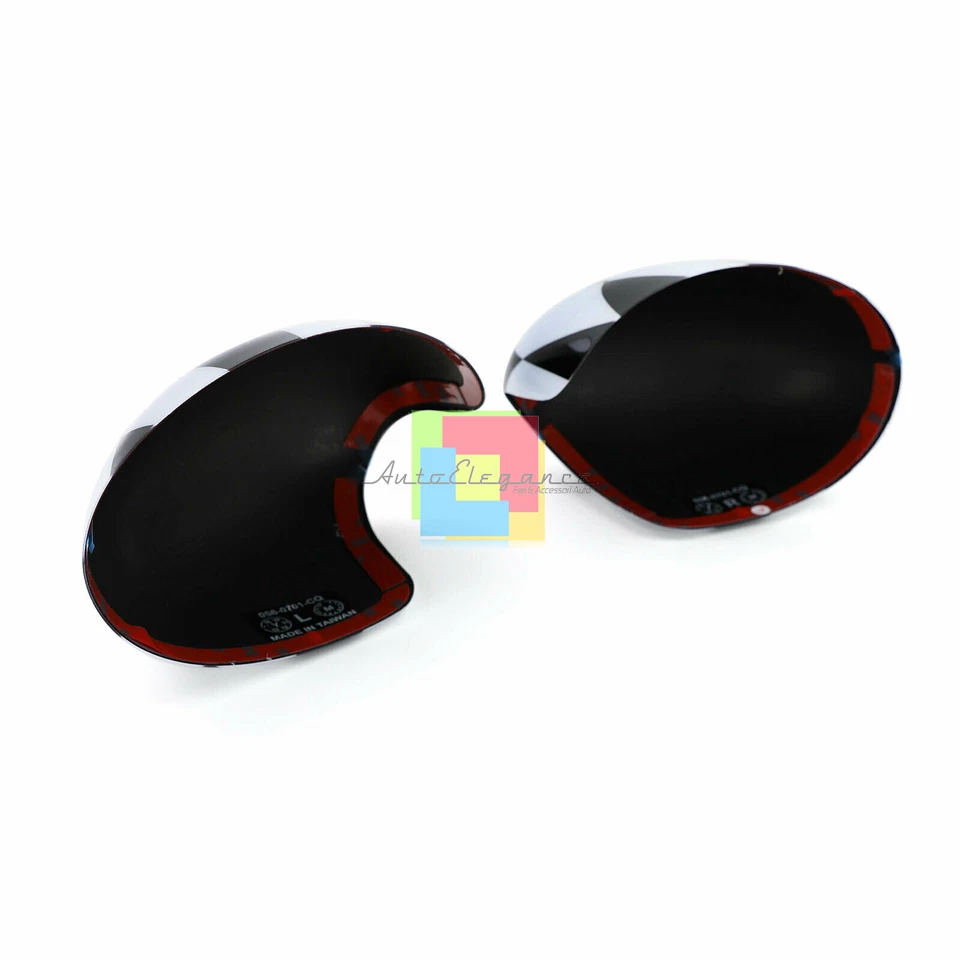 MINI R55 R56 R57 R58 R59 R60 COVER CALOTTE SPECCHIO BANDIERA 3M ADESIVE - Immagine 4 di 4