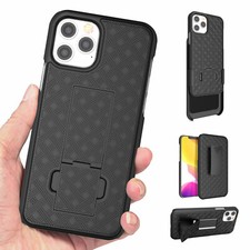 Belt Clip Holster With Stand Combo Phone Case For iPhone 15 14 13 12 Pro Max 11