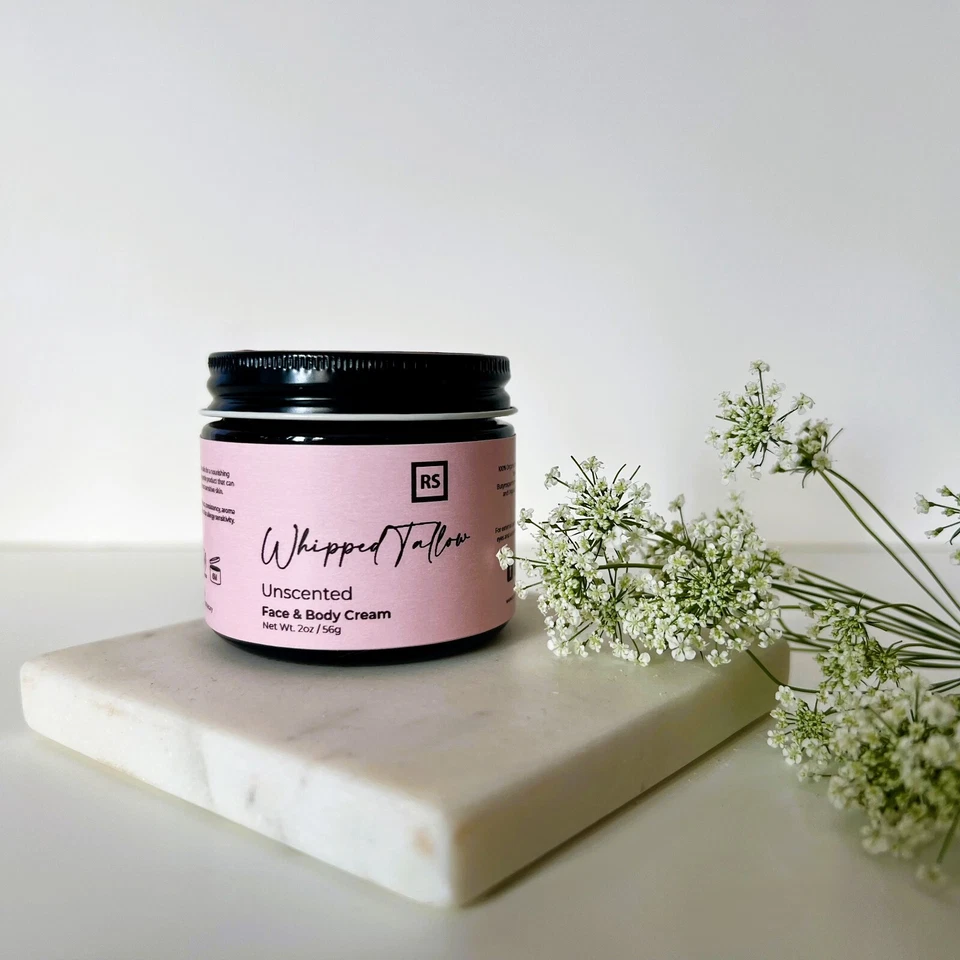 Unscented Whipped Tallow | Organic All Natural | Whipped Grass Fed Beef Tallow - Image 3 of 4