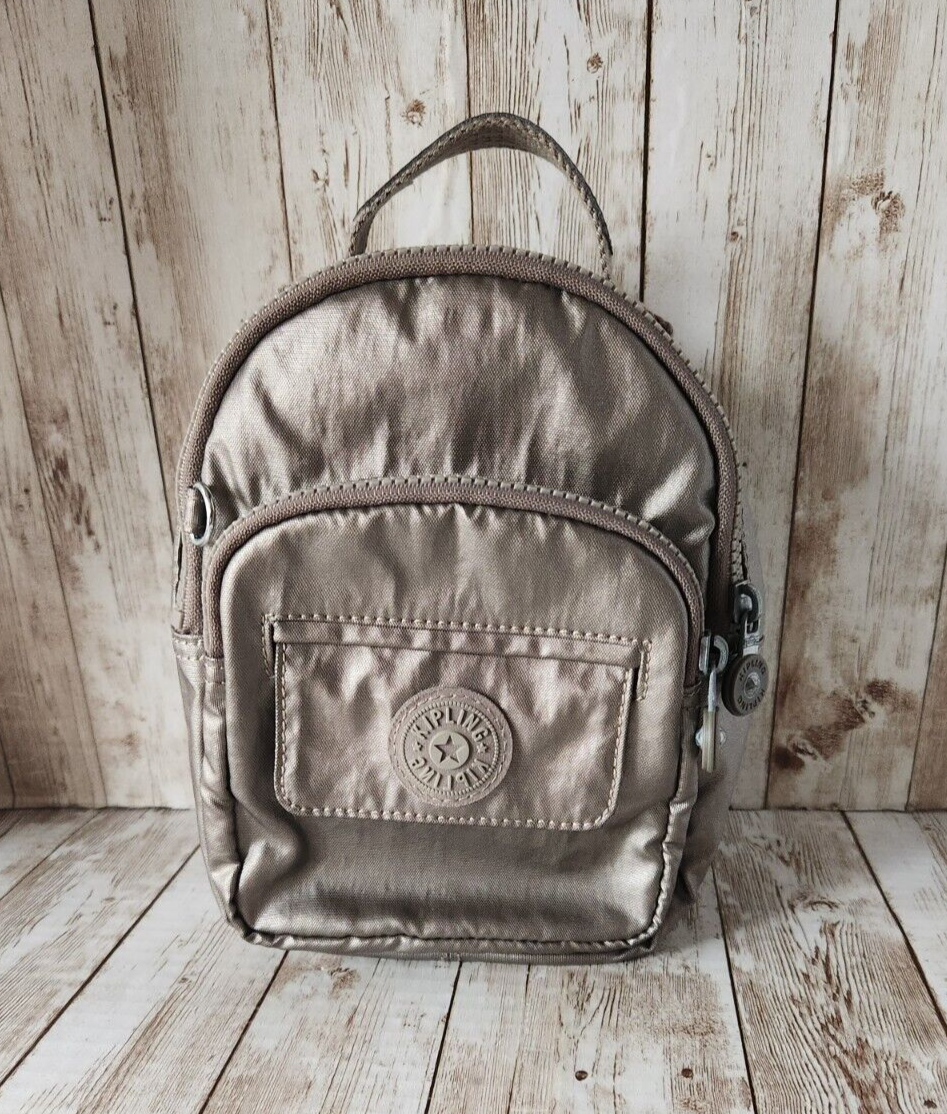 Grey Kipling Alber Mini Backpack KIPLING Alber 3-in-1 Convertible