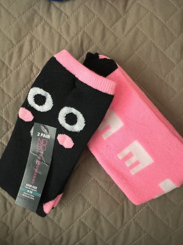 NOBO no boundaries women's socks 2 pairs shoe size 4 10 crew socks you choose - Picture 11 of 11