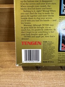 Tengen Tetris Nintendo Entertainment System NES Box And Game No Manual