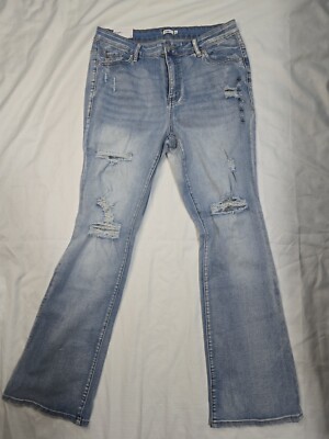 Rue 21 NWT Flare Light Wash Distressed Flare Sz 13 | eBay
