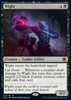 MTG Magic the Gathering Wight (127/424) Adventures in the Forgotten Realms LP