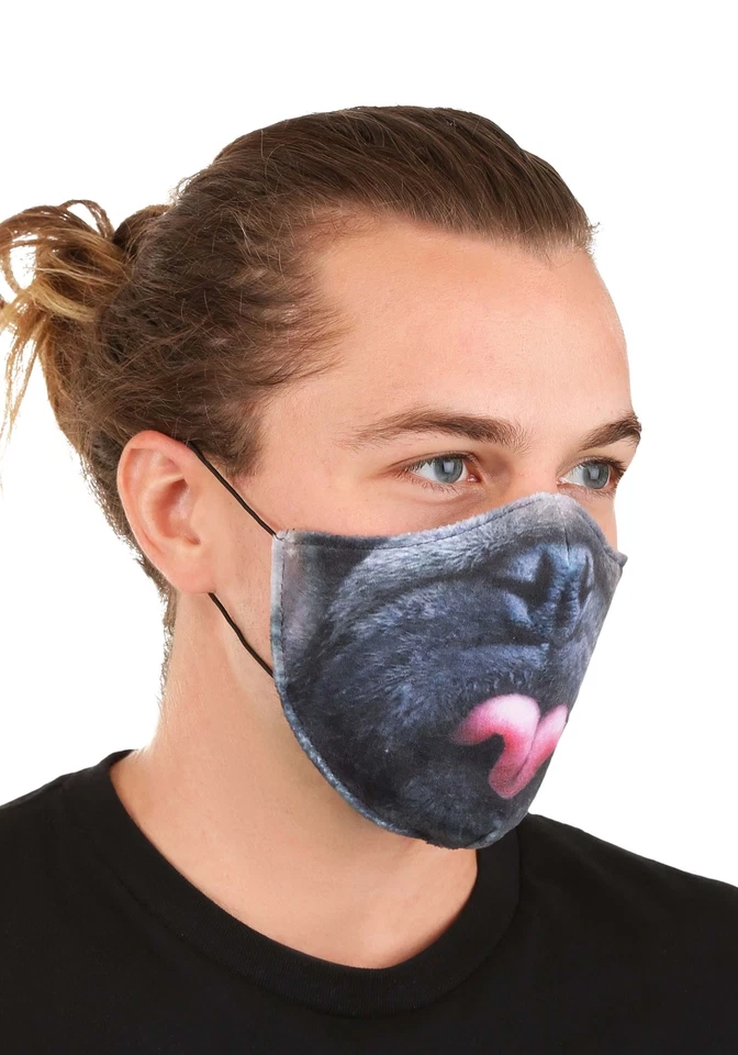 Adult Pug Sublimated Face Mask - Image 3 of 3