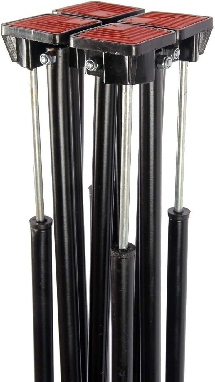 Durable Carrom Board Stand with Sturdy Wood & Metal Construction - Black Finish