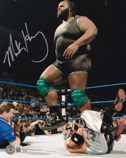 Mark Henry Signed 8x10 Photo BAS COA WWE AEW US Olympic Team Picture Autograph 6
