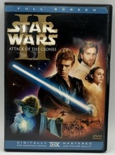 Star Wars II DVD Full-Screen Ewan McGregor Natalie Portman 2002