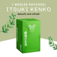   Itsuki Kenko Natural Detox Foot Patch -50 Pcs Box  Cleansing  Relaxation