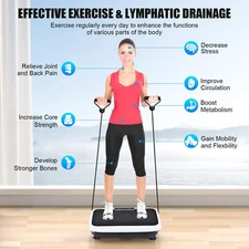 Vibration Plate Weight Loss Whole Body Workout Fitness Exercise Machine US