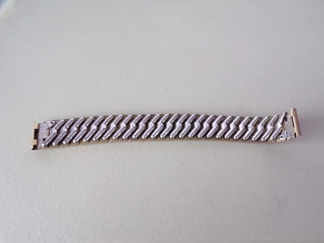 Vintage 1940's Flex Let 10k GF 16mm Watch Band - Image 2 of 4