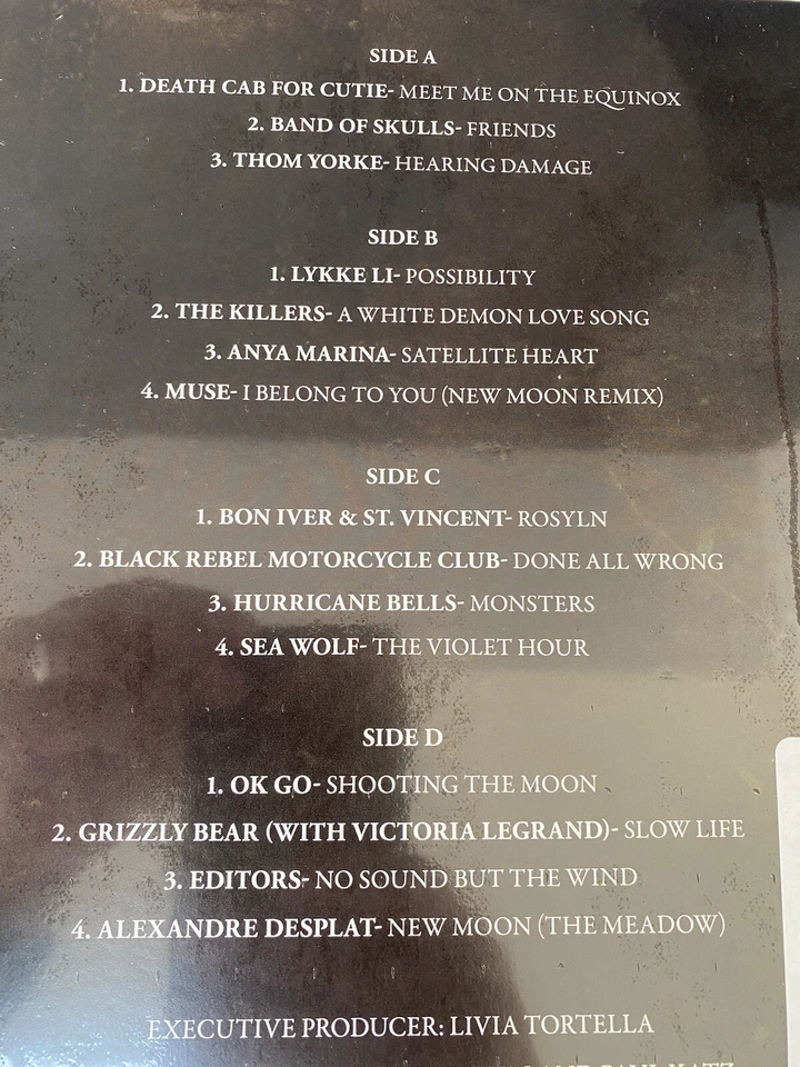 Twilight New Moon Soundtrack Urban Outfitters Exclusive Clear Smoke Vinyl ☑️ - Image 3 of 4